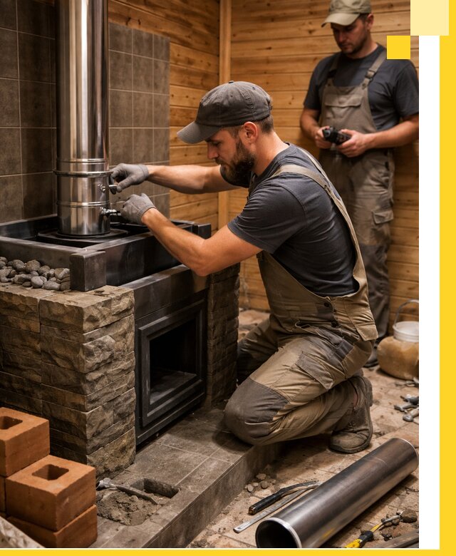 Изготовление и установка банных печей под ключ в Чите