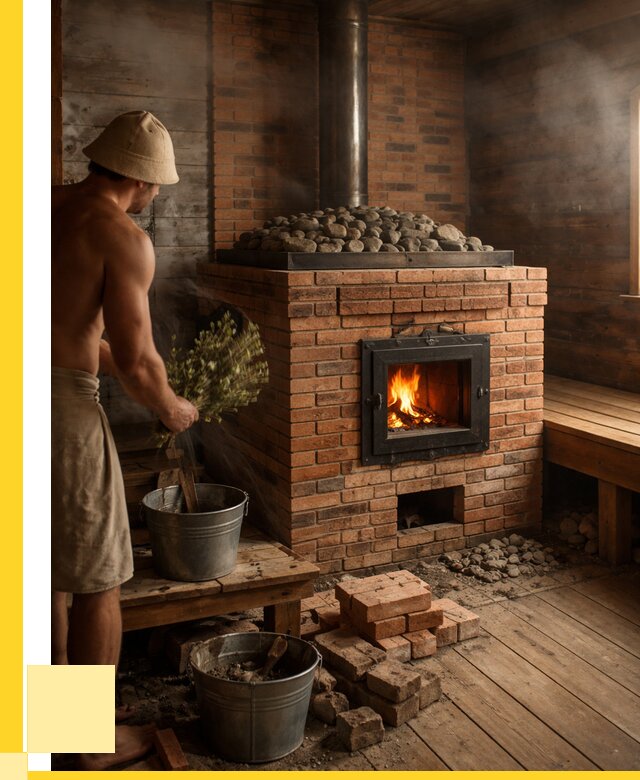 Кирпичные банные печи в Чите от 93150 р. | ЭриданЧта