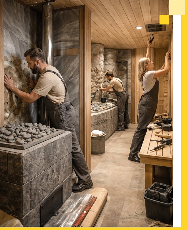 Строительство бань и SPA процедур в Чите под ключ и отделкой