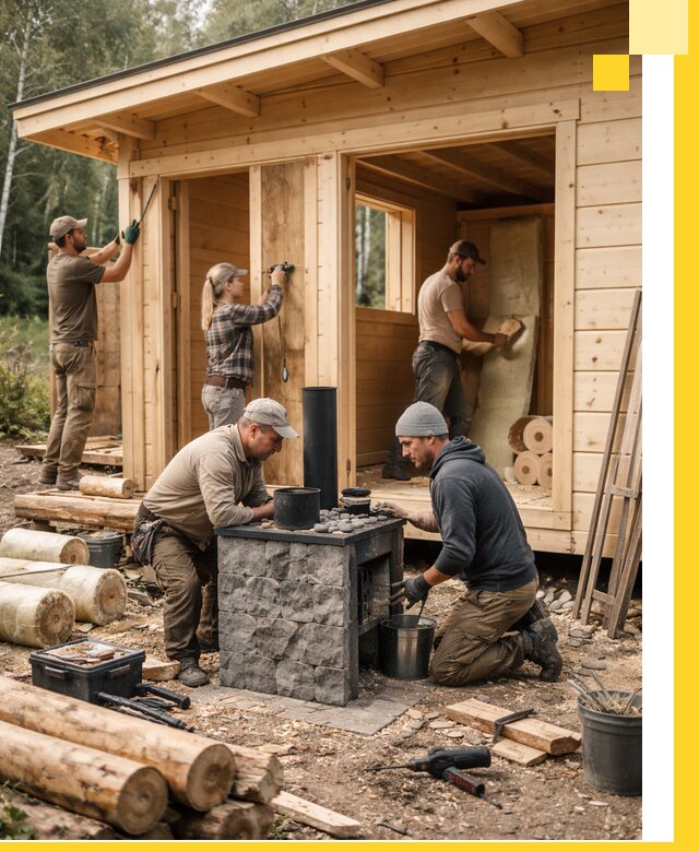 Купить баню под ключ в Чите строительство монтаж отделка