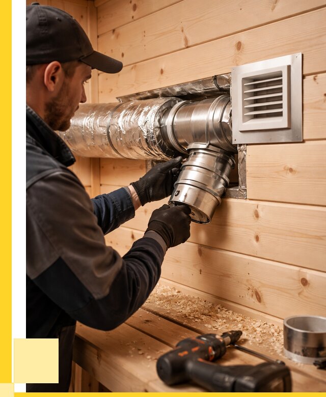 Монтаж вентиляции бани в Чите от 12420 р. | ЭриданЧта