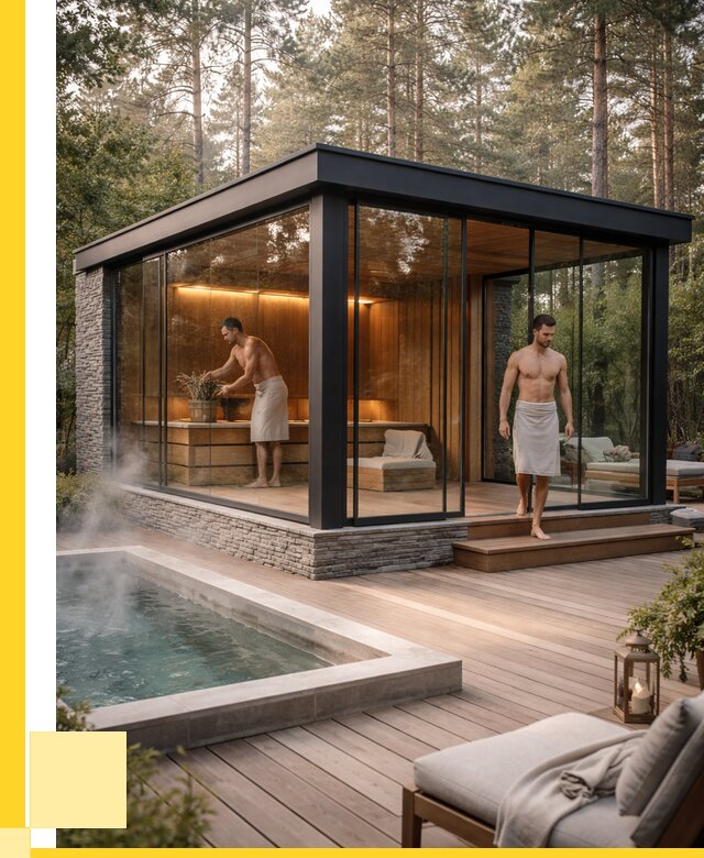 Стеклянные бани и двери в Чите от 465750 р. | ЭриданЧта