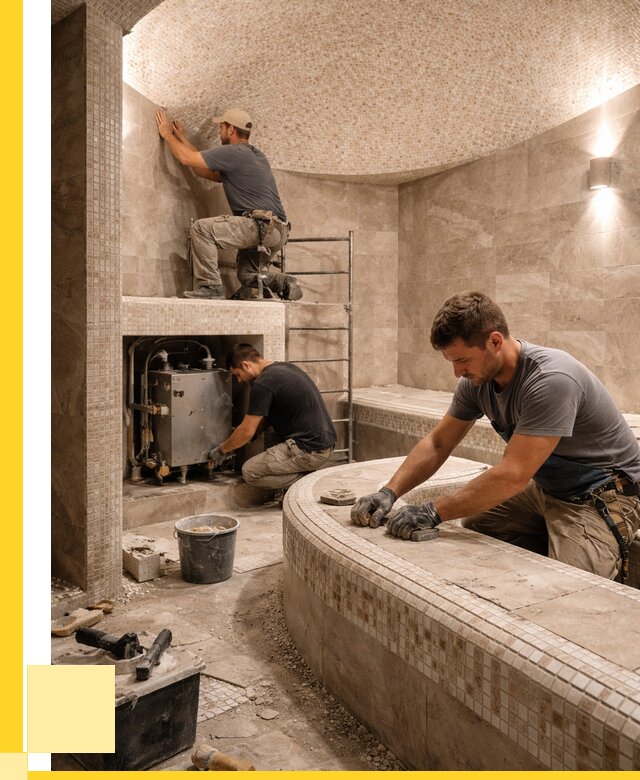 Монтаж хамамов под ключ в Чите от 258750 р. ЭриданЧта