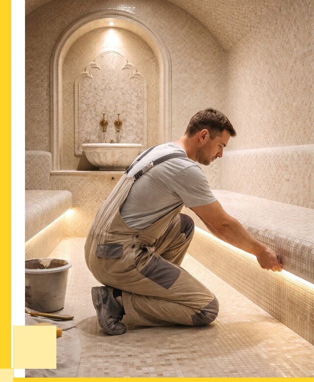 Отделка хамамов под ключ в Чите от 5693 р. | ЭриданЧта