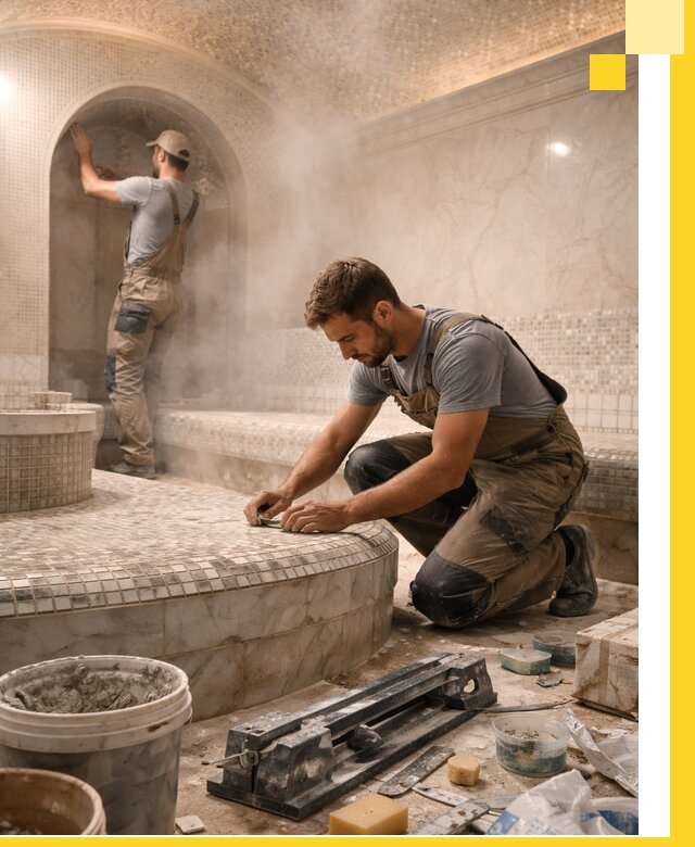 Профессиональный дизайн хамама и SPA под ключ в Чите