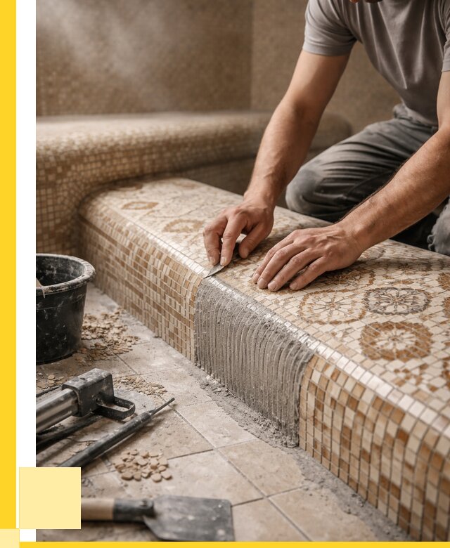 Плитка для хамама под ключ в Чите от 3623 р. | ЭриданЧта