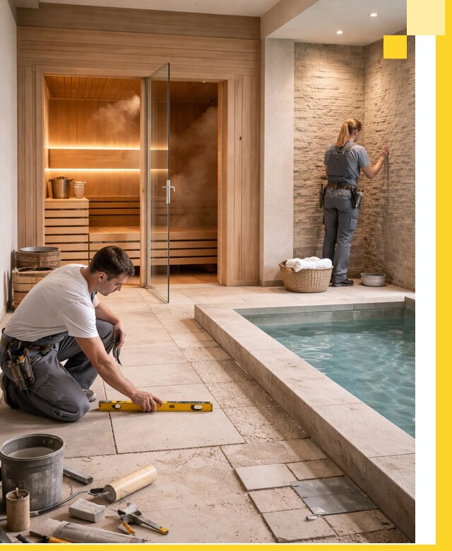 Комплексный дизайн и отделка интерьеров SPA под ключ в Чите